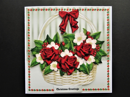 Christmas Basket mini Kit by Valerie Spowart