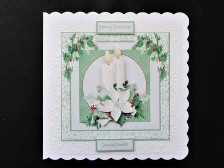 Christmas candles by Valerie Spowart