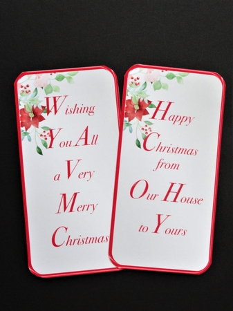 Christmas Garland - Stand-up Envelope Card Mini Kit by Valerie Spowart