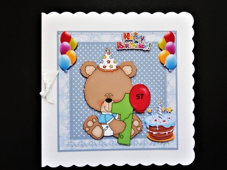 Cute Little Bear Birthday 2 by Valerie Spowart