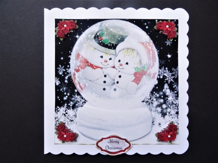 Christmas snowmen  by Valerie Spowart