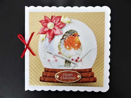 Robin Snowglobe 7 by Valerie Spowart