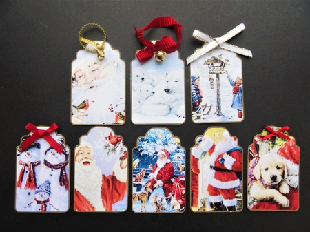 Christmas Gift Tags 5 by Valerie Spowart