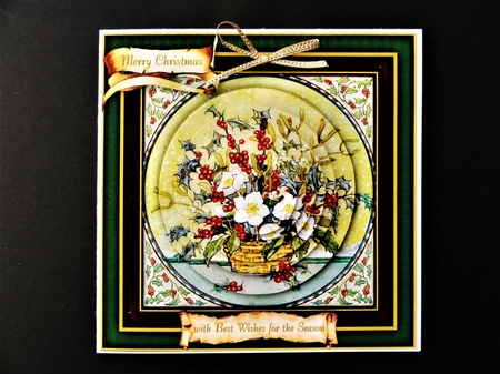 Merry Christmas - Floral Arrangement by Valerie Spowart