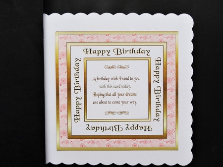 SC Pink rose & gerbera ( Birthday) by Valerie Spowart