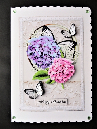 Hydrangeas  A5 by Valerie Spowart