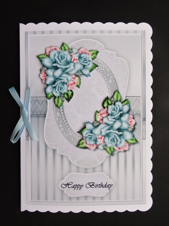 A5  Beautiful VIntage roses by Valerie Spowart