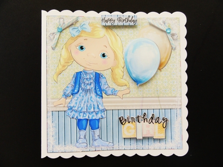Happy Birthday Girl 2 Card by Valerie Spowart