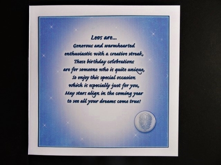Leo Star Constellation Verse Insert by Valerie Spowart