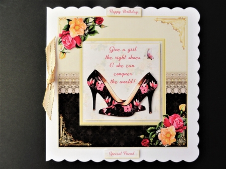Give a Girl some Shoes Decoupage Topper 2 by Valerie Spowart