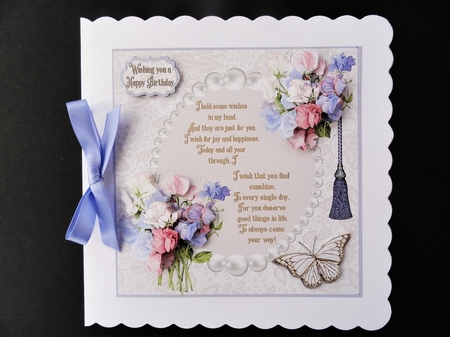 The smell of sweet peas by Valerie Spowart