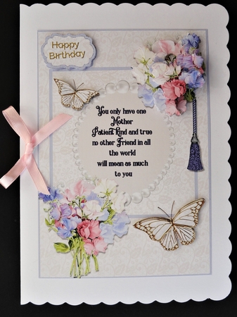 Sweet peas Mothers day by Valerie Spowart
