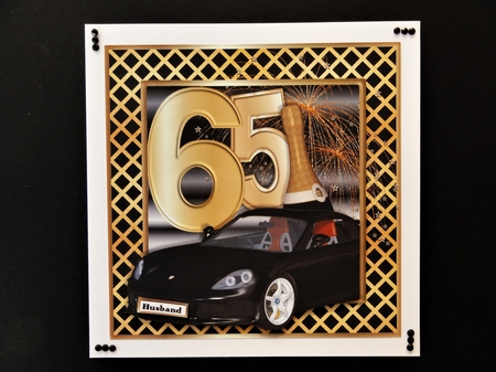 Special Birthday Sports Car Bumper Kit by Valerie Spowart