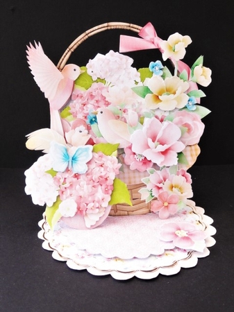 Spread Your Wings & Delicate Roses Triple Easel Card Value Kit by Valerie Spowart