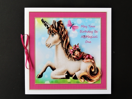 Unicorn Birthday 2 by Valerie Spowart