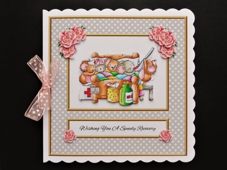 Cute Critters - Speedy Recovery Card Eight by Valerie Spowart