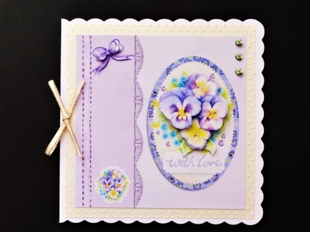Pretty Pansies by Valerie Spowart