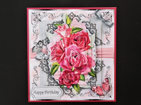 cute birthday card with flowers by Valerie Spowart