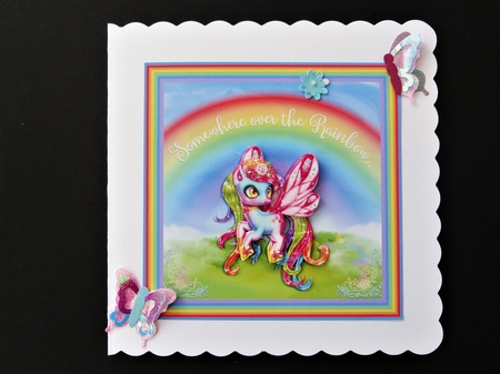 OVER THE RAINBOW 6x6 by Valerie Spowart