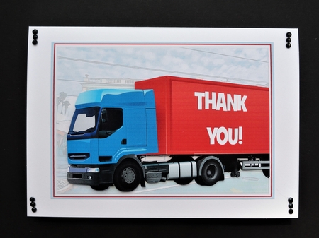 THANK YOU TRUCK by Valerie Spowart
