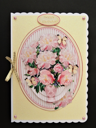 VINTAGE BLOSSOMS TOPPER 4 by Valerie Spowart