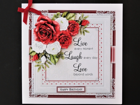 Floral Rose Bumper Card Kit by Valerie Spowart