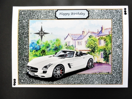 Dads Summer Motor by Valerie Spowart