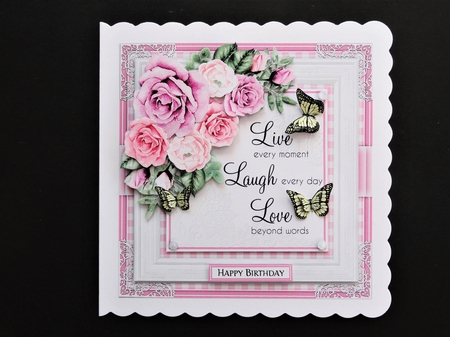 Floral Rose Bumper Card Kit4 by Valerie Spowart