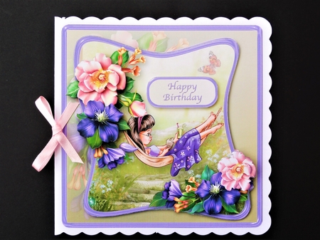 Lazy Afternoon - Decoupage Card Mini Kit by Valerie Spowart
