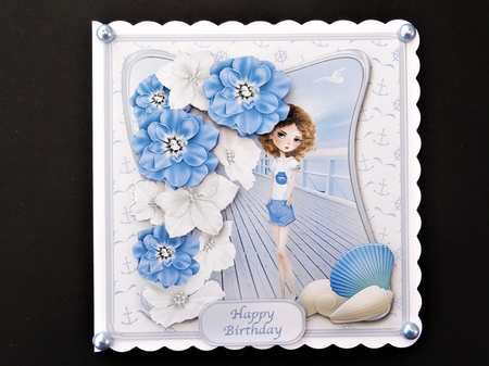 On the Boardwalk - Decoupage Card Mini Kit by Valerie Spowart