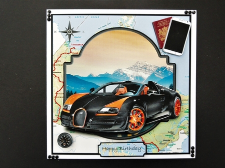 Sports Car Road Trip 2 Mini Kit by Valerie Spowart