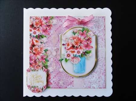 Happy Birthday say it with flowers by Valerie Spowart