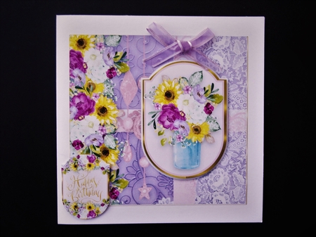 Happy Birthday say it with flowers by Valerie Spowart
