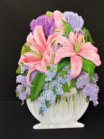 SFV Lilacs & Lilies by Valerie Spowart