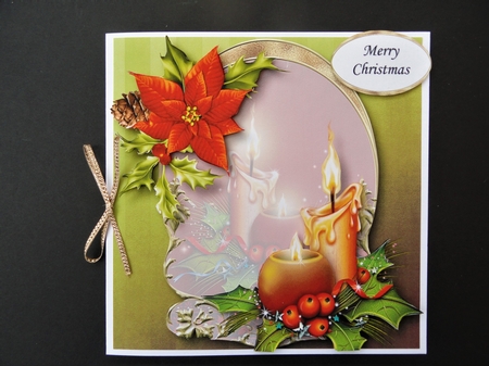 Golden Christmas Arch - Candles by Valerie Spowart