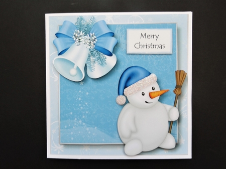 Christmas Snowman by Valerie Spowart