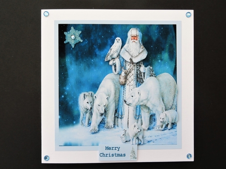 A lovely Christmas Design approx 7 x 7inches by Valerie Spowart