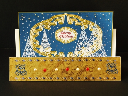 Two Christmas Horizontal Toppers Set 5 by Valerie Spowart