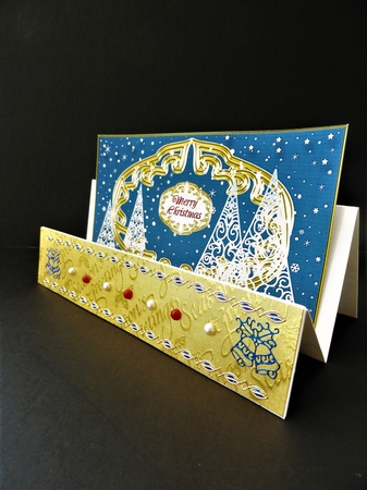 Two Christmas Horizontal Toppers Set 5 by Valerie Spowart
