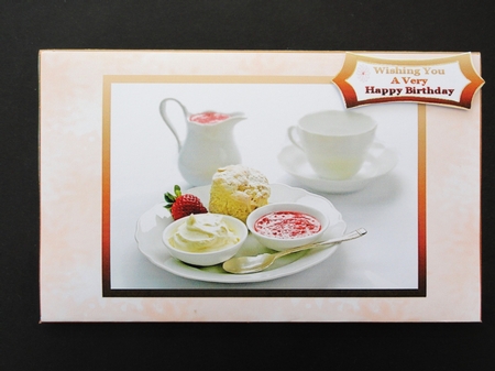 A Cream Tea - Money Wallet by Valerie Spowart