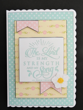 THE LORD IS MY STRENGTH by Valerie Spowart