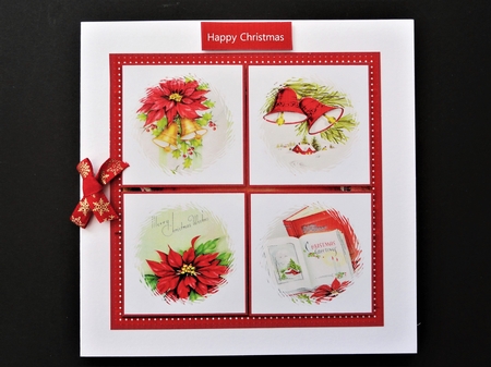 Vintage Christmas 6x6 card by Valerie Spowart