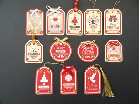 12 Christmas Tags by Valerie Spowart