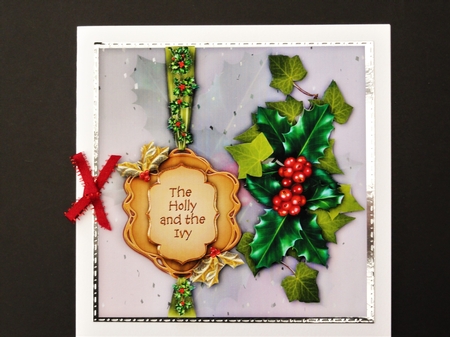 Posy Poem Christmas - Holly and Ivy by Valerie Spowart