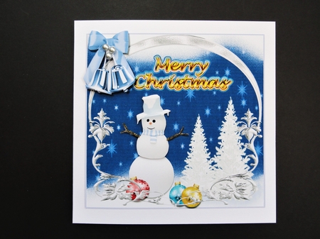 Merry Christmas Snowman by Valerie Spowart