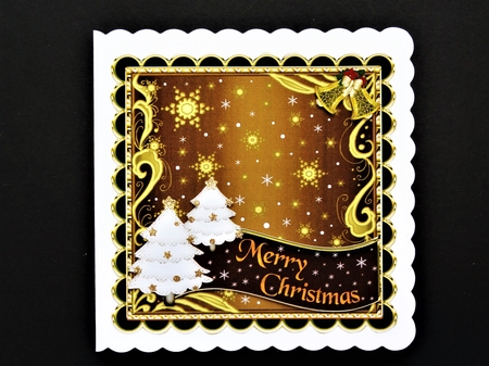 Scalloped Square Christmas Topper with Wavy Caption 5 by Valerie Spowart