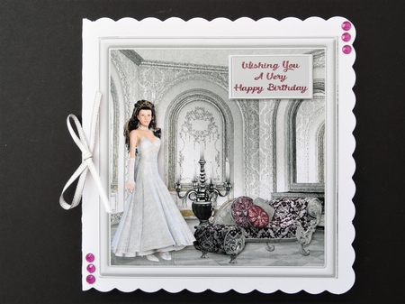 A LOVELY FEMALE CARD by Valerie Spowart