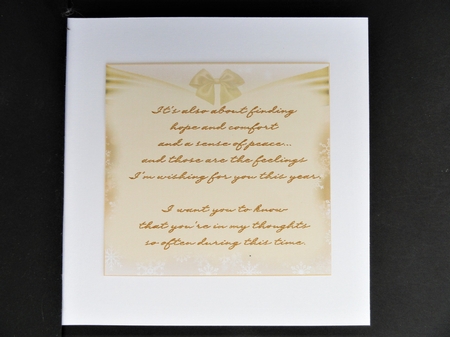 JUST ADD GLUE CONCEPT CARD HEARTFELT WISHES 2 by Valerie Spowart