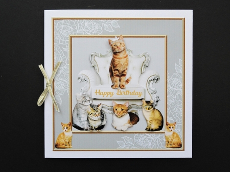 Ginger cats Birthday 4 by Valerie Spowart