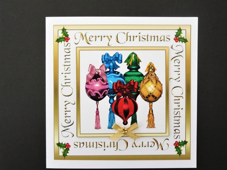 SC Coloured baubles 7inch by Valerie Spowart
